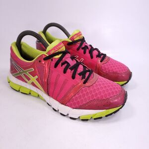 Asics Gel-Lyte 33 2 Lace Up Athletic Shoe Womens Size 7.5 T367N Pink Yellow
